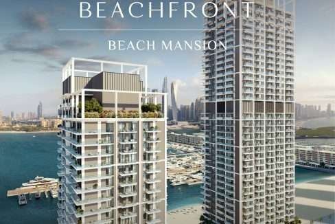 Immobilie Beach Mansions in Dubai Emaar Beachfront Außenansicht