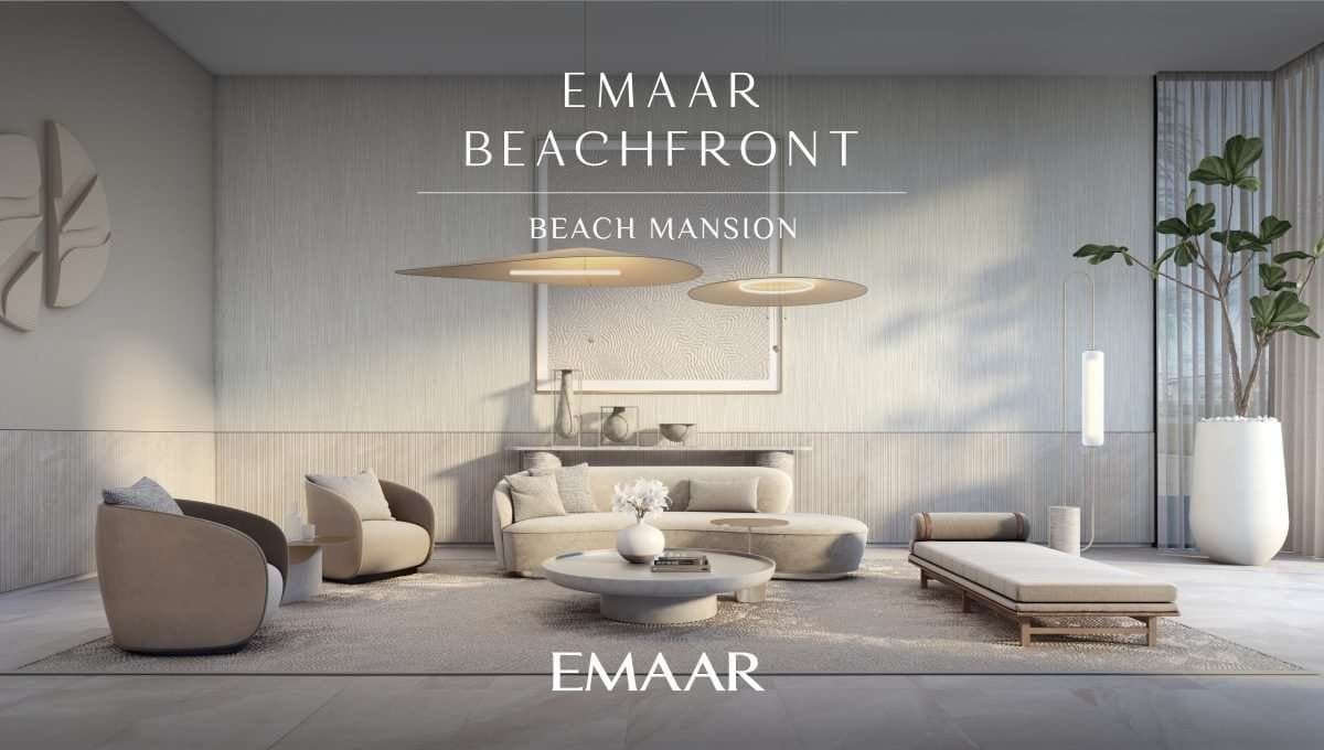 Wohnung Dubai Dubai Emaar Beachfront Wohnzimmer