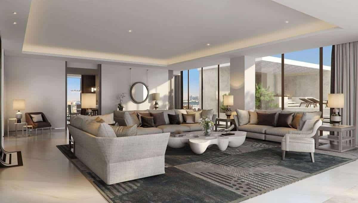 Wohnbereich Wohnung im Dubai Royal Atlantis Residences