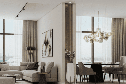 Immobilie Dubai 330 Riverside Crescent Innenansicht Lobby